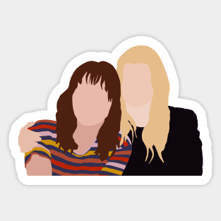 judy and jen Sticker